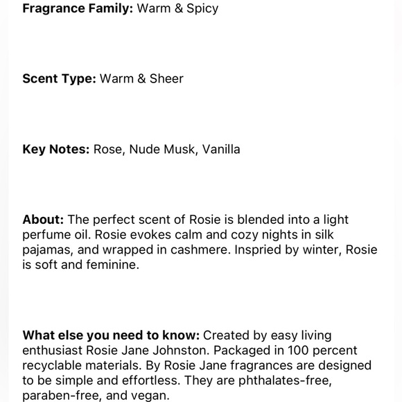 By Rosie Jane Perfume Oil Roller - Picture 3 of 3